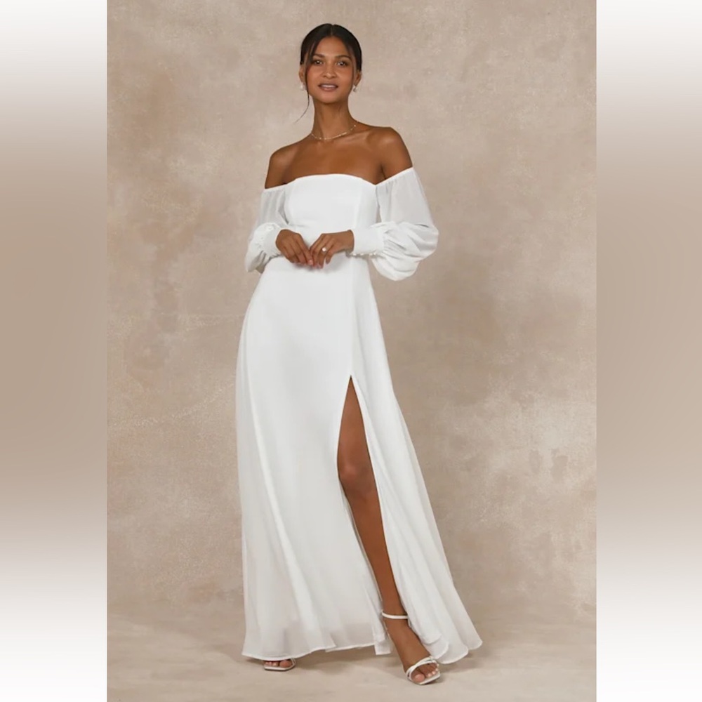 Feel the Romance white Bridal dress - XS LIKE NEW, fits like small